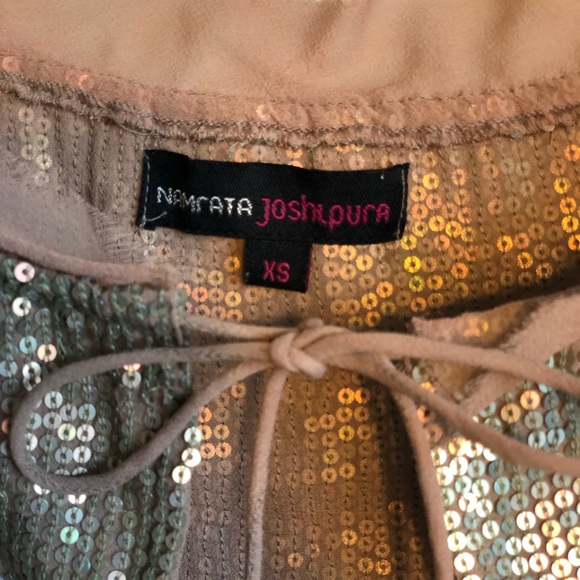 Anthropologie Sequin Embroidered Blouse - Picture 4 of 7